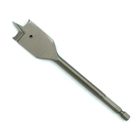 [13832] 13832 1-1/2'' x 6'' FLAT SPADE BIT BROCA BARRENA