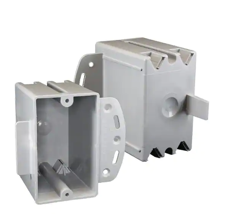 [EZ20SB 402736] EZ20SB 402736 1-Gang 20 cu. in. New Work PVC Electrical Box with Flange