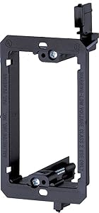 [LV1] [LV1] 1-Gang Non-Metallic Low-Voltage Old Work Bracket