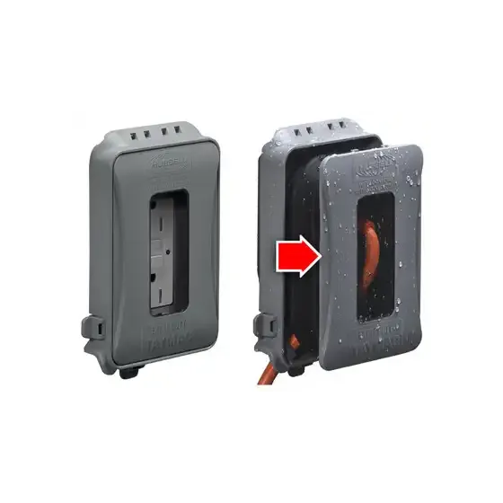 [ML500G] ML500G 1-Gang Weatherproof In-Use Cover, Expandable, EXTRA DUTY®, Gray