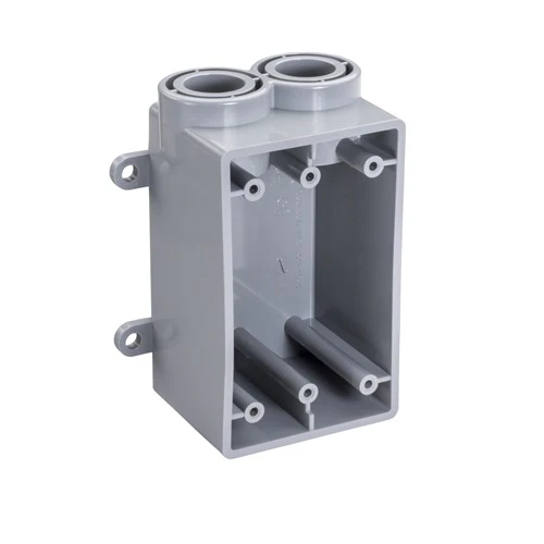 [1294] 1294 1/2'' 2-HOLE 1-GANG TYPE FSC BOX