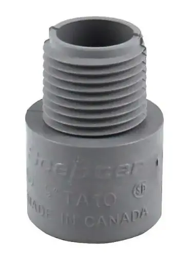 [TA10] TA10  1/2" PVC  TERMINAL  ADAPTER