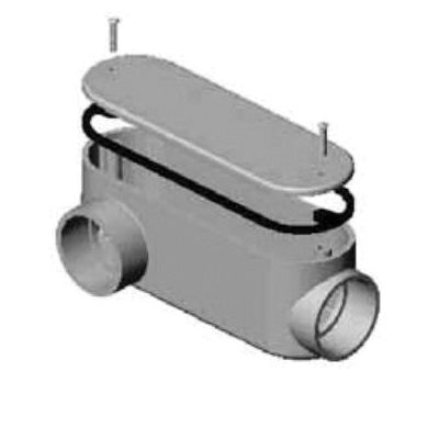 [SLR10S] 1/2" PVC LR Conduit Body