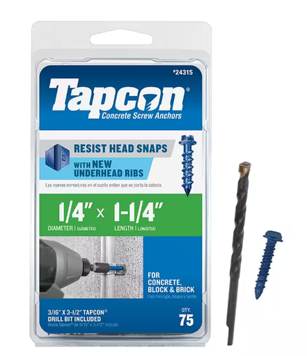 [BRTC0001] BRTC0001   1/4 X 1-1/4 HX TAP W/BIT 10