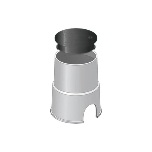 [A181112   MA-D340] A181112  MA-D340   10" ROUND BOX BLACK ELEC UNDERGROUND PVC