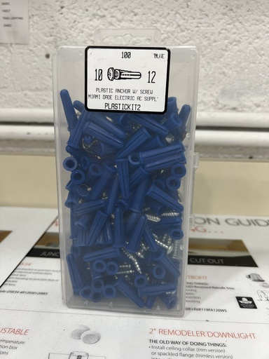 [KIT1012  PLASTICKIT2] KIT1012  PLASTICKIT2   10-12 PLASTIC  ANCHOR  KIT