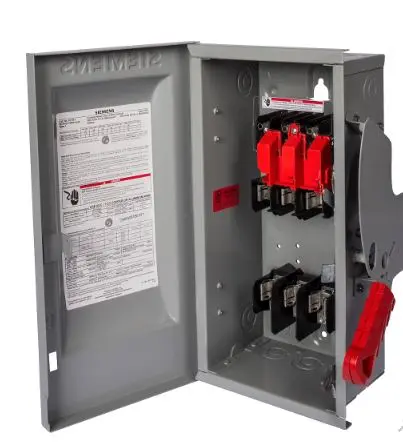 [HF328NR] HF328NR  Siemens  Enclosed Fused Heavy Duty Low Voltage Safety Switch With Neutral, 240 VAC, 1200 A, 100 hp, TPST Contact, 3 Poles