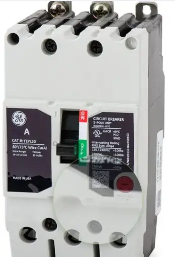 [TEYL3125B] TEYL3125B  125A .277/480V. 3P .TYPE  General Electric Bolt-on Panelboard 480V 125A 3 pole circuit breaker 65kA@480V