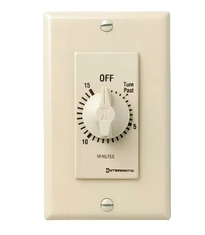 [FD15M] FD15M  15 MINUTE 125/277V SPST  IVORY TIMER