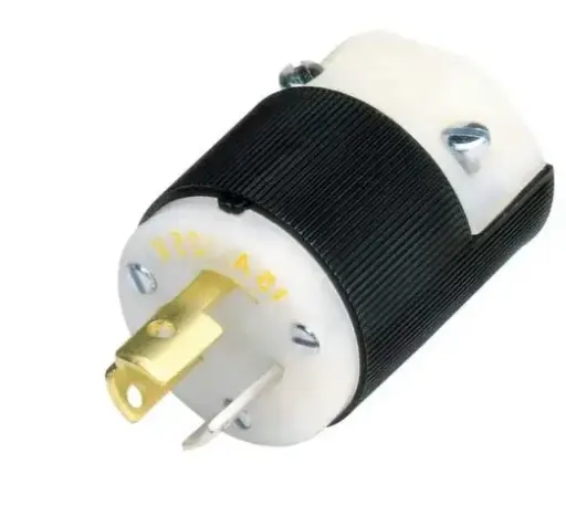 [LEV4570C L615P] LEV4570C   L615P  Enchufe con cierre giratorio de 15 A, 2 polos, 3 W, 250 V CA, L6-15 polos
