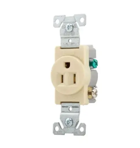 [817V-BOX] 817V-BOX   SINGLE IV  Recp Single 15A 125V 2P3W STR Swire Iv