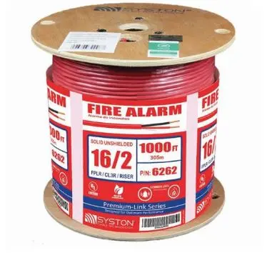 [W16/2FPLP] W16/2FPLP 16/2 FPLP FIRE ALARM  PLEN. RED CABLE