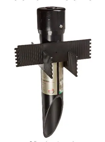 [MP19B] MP19B  19. MIGHTY  POST  BLACK  RAB Lighting Mighty Post, 3" Diameter x 19" Height, Black, Multicolored