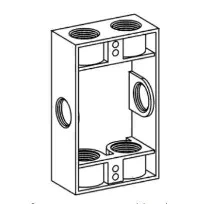 [EXB75-6] EXB75-6  1G WP  6-3/4''  HUBS  EXTEN