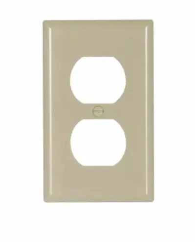 [2132V-BOX] 2132V-BOX  1G DUPLEX PLATE  IVORY