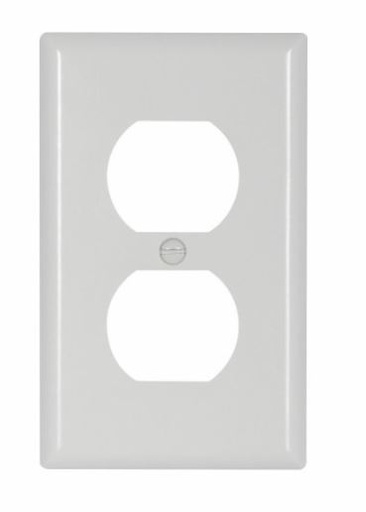 [2132W-BOX] 2132W-BOX 1G DUPLEX PLATE WHT