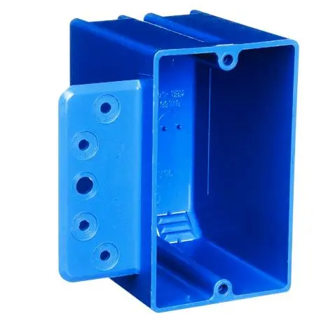 [B118B] B118B  1G NEW CONSTRUCTION  PLASTIC 20 CU PVC BOX