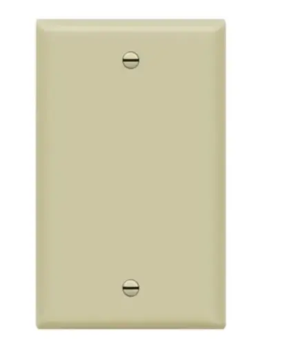 [81511] 81511  1G PLATE BLANK IVORY