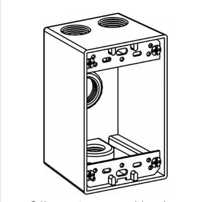 [1DB50-4] 1DB50-4  1G WP 4-1/2'' HUBS DEEP BOX