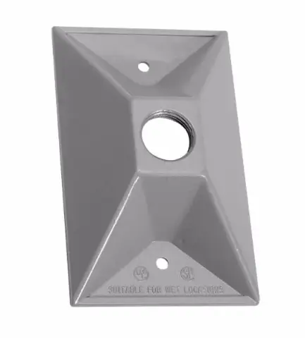 [30356] 30356  1G WEATHERPROOF COVER 2HOLE 1/2''