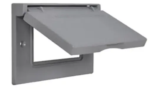 [1C-GH] 1C-GH   30451 1G WP COVER GFCI HRZ   