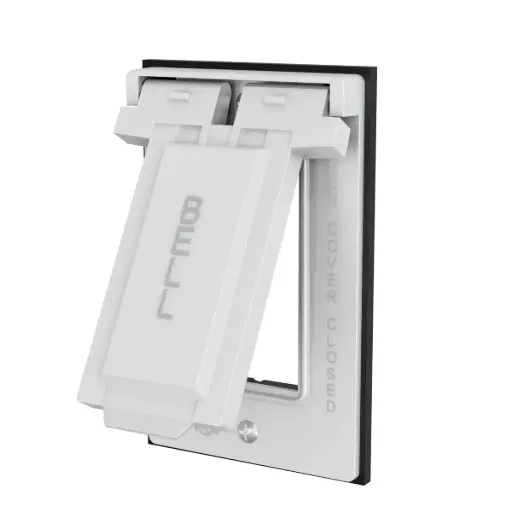 [30554W] 1-Gang Weatherproof GFCI Cover, White-