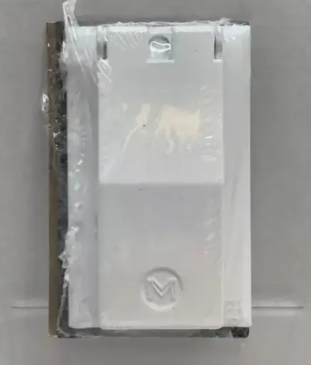 [30550W] 30550W  1G WP DUPLEX VERTICAL  WHITE 
