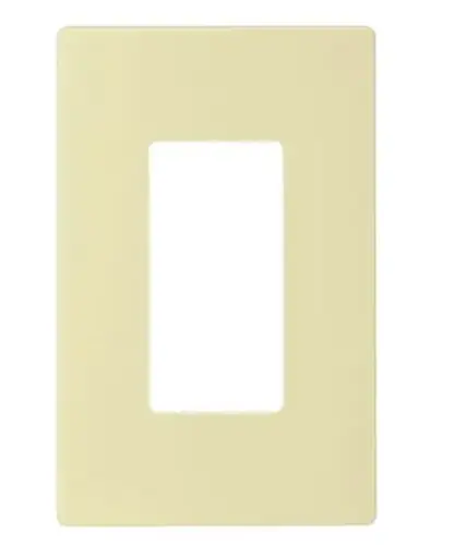 [PJS26A] PJS26A  1G   ALMON  Wallplate 1G Deco Screwless Poly Mid Al COVER