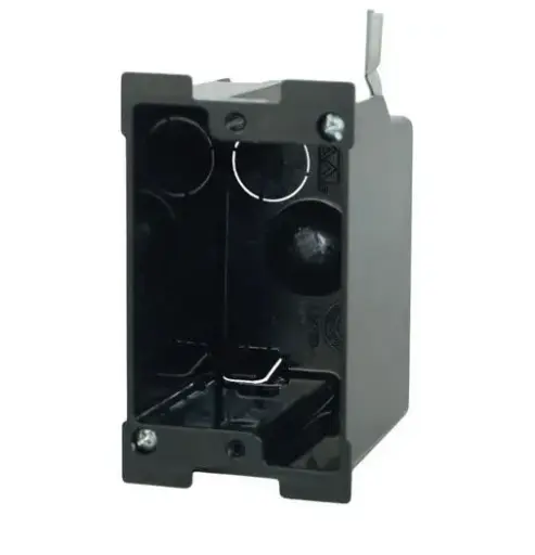 [P-1160W] P-1160W  1G GEM  BOX  PLASTIC  Allied Moulded 16 Cubic Inch 1-Gang Plastic Box