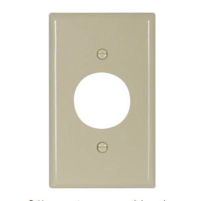 [IG5131U-BOX] IG5131U-BOX  1GANG RECEPTACLE PLATE IVORY