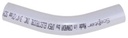 [80EE3545  5121008] 80EE3545  5121008   2''  PVC ELBOW 45 SCH 80