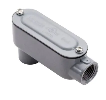 [LB6CG] LB6CG  2''  L/B  CONDUIT  W/COVER  GASKET  Aluminum Rigid"LB" Conduit Body