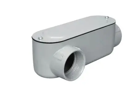 [LR6CG] LR6CG  2''  RIGID  LR  W/COVER   GASKET  TYPE “LR” ALUMINUM Conduit W/ COVER & GASKET