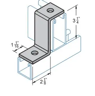 [A-323] A-323  2'' ANGLE BRACKETS 1''