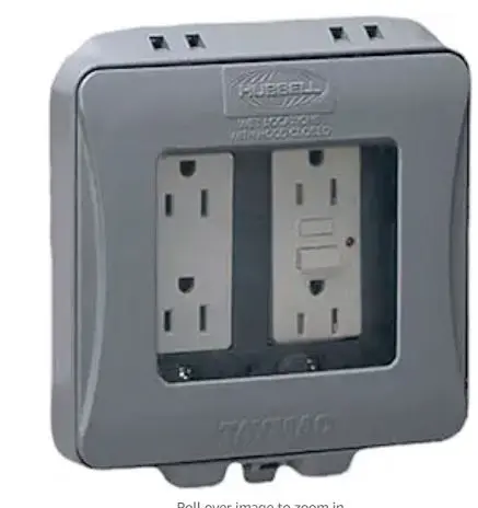 [ML2500G] ML2500G  2-Gang Weatherproof In-Use Cover, Expandable, EXTRA DUTY®, Gray