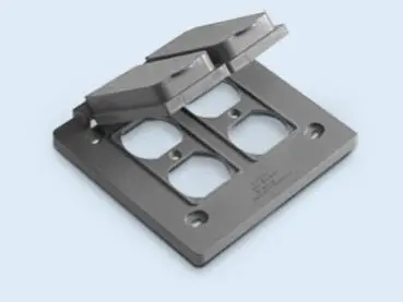 [VSDD20-2] VSDD20-2  2/G W/P DOUBLE  DOOR  DUPLEX COVER