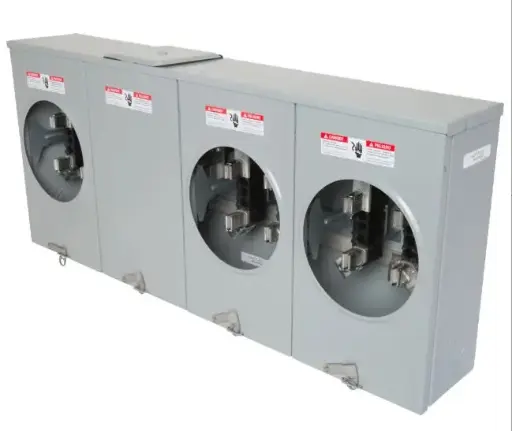 [UA3717-ZGF] UA3717-ZGF  200A 3-POS ST HORIZONTAL Siemens  200A Ringless Meter Socket, 3-Position, No Bypass, Overhead/Underground