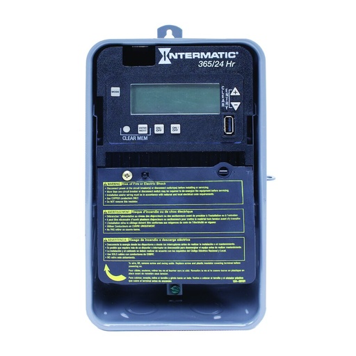 [ET2125CR] ET2125CR   24-Hour/365 Day 2-Circuit Electronic Control, 120-277 VAC, 2-SPST/DPST, Outdoor Metal Enclosure