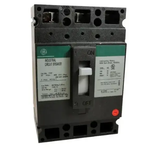 [TED134025WL] TED134025WL   G/E - Molded Case Circuit Breaker Feed-Thru - 25 Amp - 3 Pole - 480 Volt