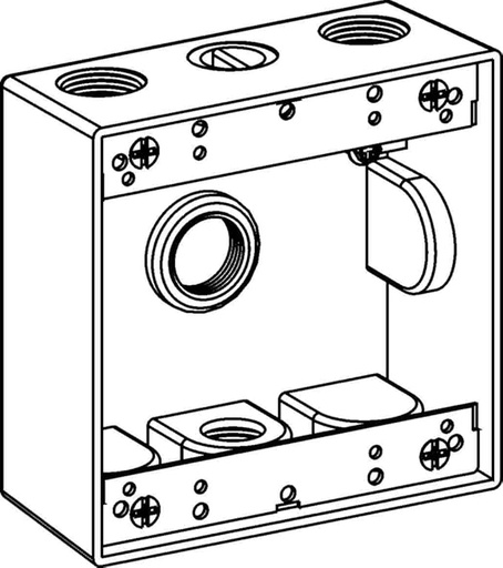 [2B75-4] 2B75-4  2G WP 4-3/4'' HUBS  30242 BOX