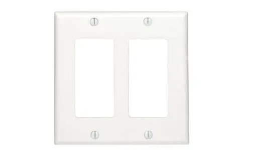 [LEV80409W] LEV80409W  2G  DCR. PLATE WHITE 