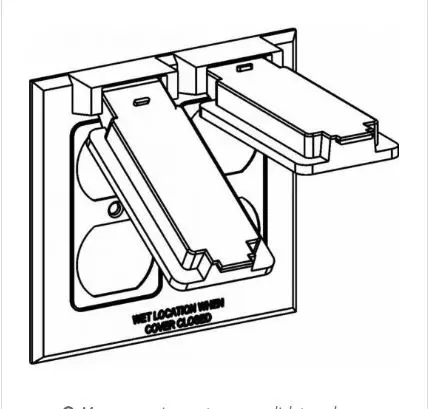 [2C-2D] 2C-2D  2G  WEATER PROOF  2-DUPLEX COVER
