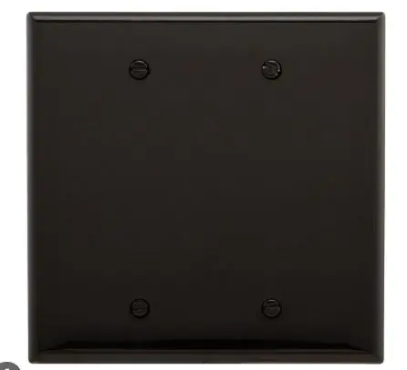 [30428] 30428  2G SP COVER BLANK/SINGLE BLACK