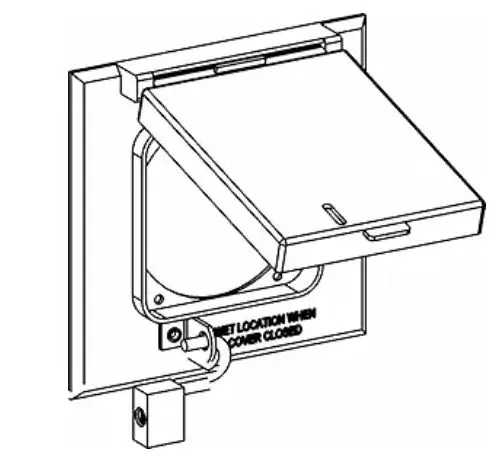 [2CL-PO60] 2CL-PO60  2G WP 30,50,60A 3& 4W PADLOCK COVER