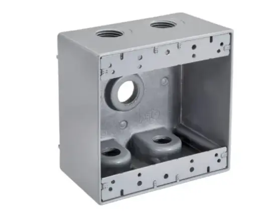 [2DB75-5] 2DB75-5   2G WEATHERPROOF   5-3/4''  HUBS DEEP BOX