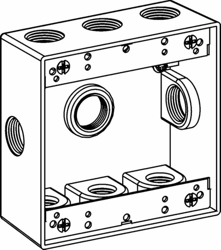 [2B50-9] 2B50-9  2G WP 9-1/2'' HUBS  BOX