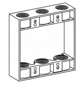 [2EXB75-6] 2EXB75-6   2G WP EXT 6-3/4''  HUBS box