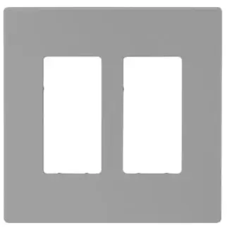 [PJS262GY] PJS262GY   2 GANG DECOR MID-SIZE   GREY