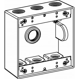 [TWDB775G] TWDB775G  2G. WP. 7-3/4" HUBS  BOX  2B75-7