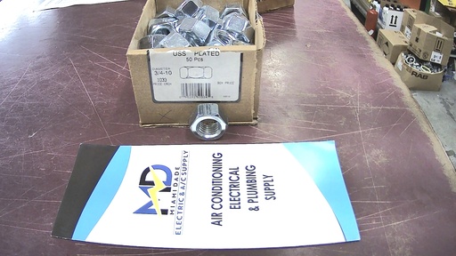[GB12 095292500345] GB12 0952925003453/4-10 HEX FINISH NUTS PLTD